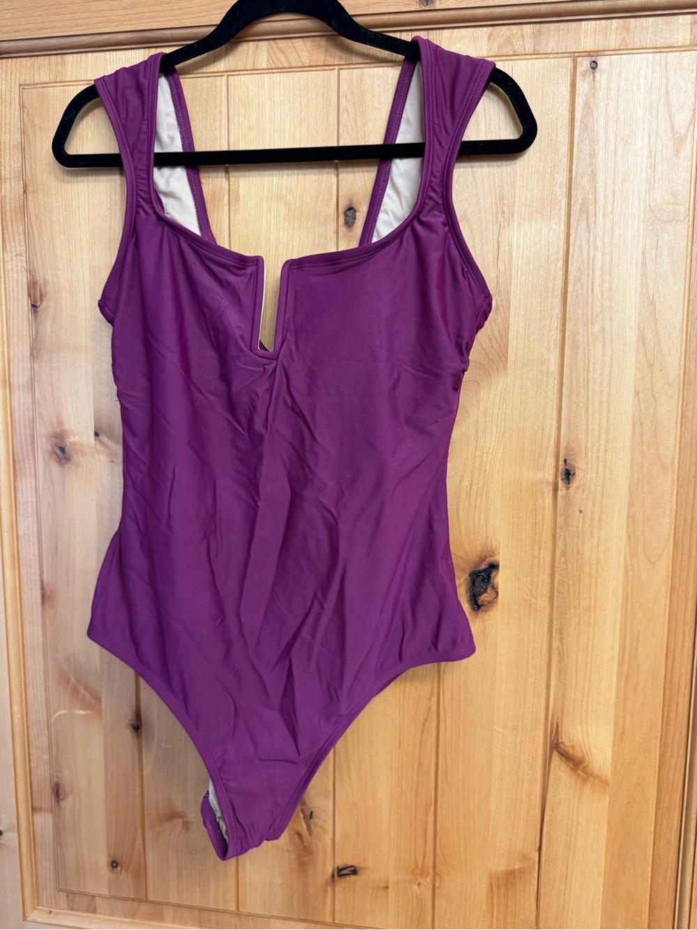 Plum Purple One-Piece Swimsuit